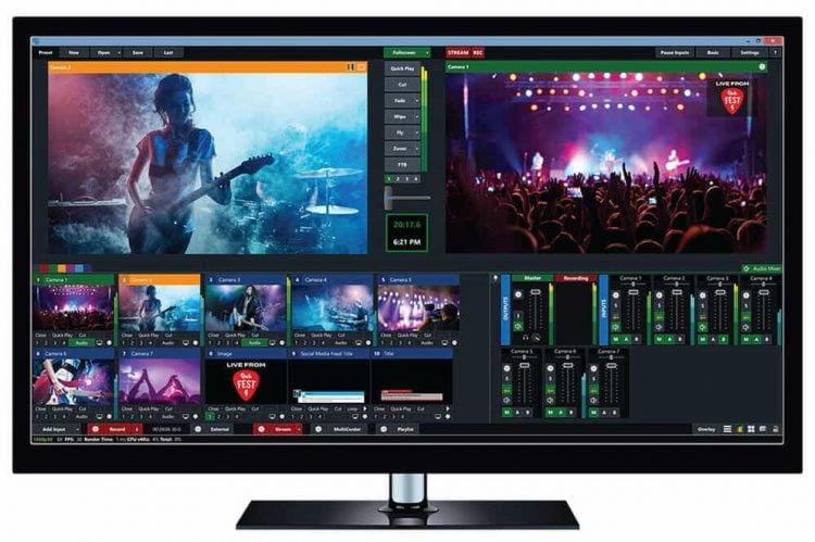 Software live streaming