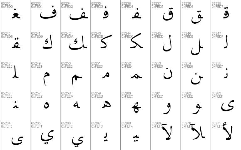 Traditional Arabic Font.png